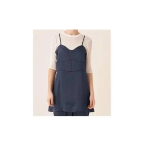 Solace London サテンキャミサロペット