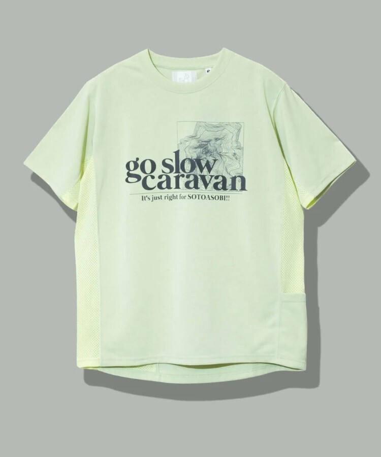 go slow caravan Drymix 等高線LOGO アクティビTEE