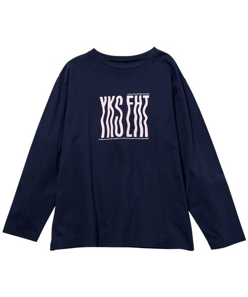 GeeRA 綿100%アソートロゴロングTee
