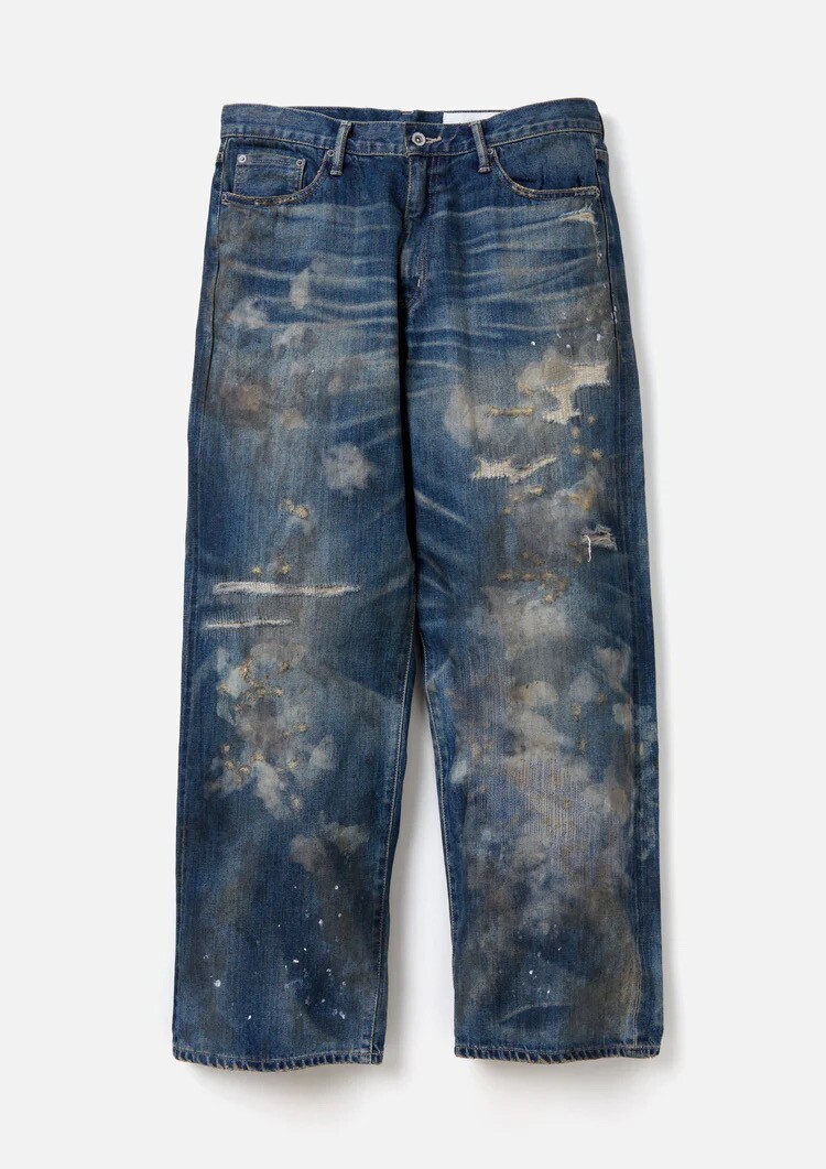 NEIGHBORHOOD SAVAGE DENIM DP WIDE PANTS