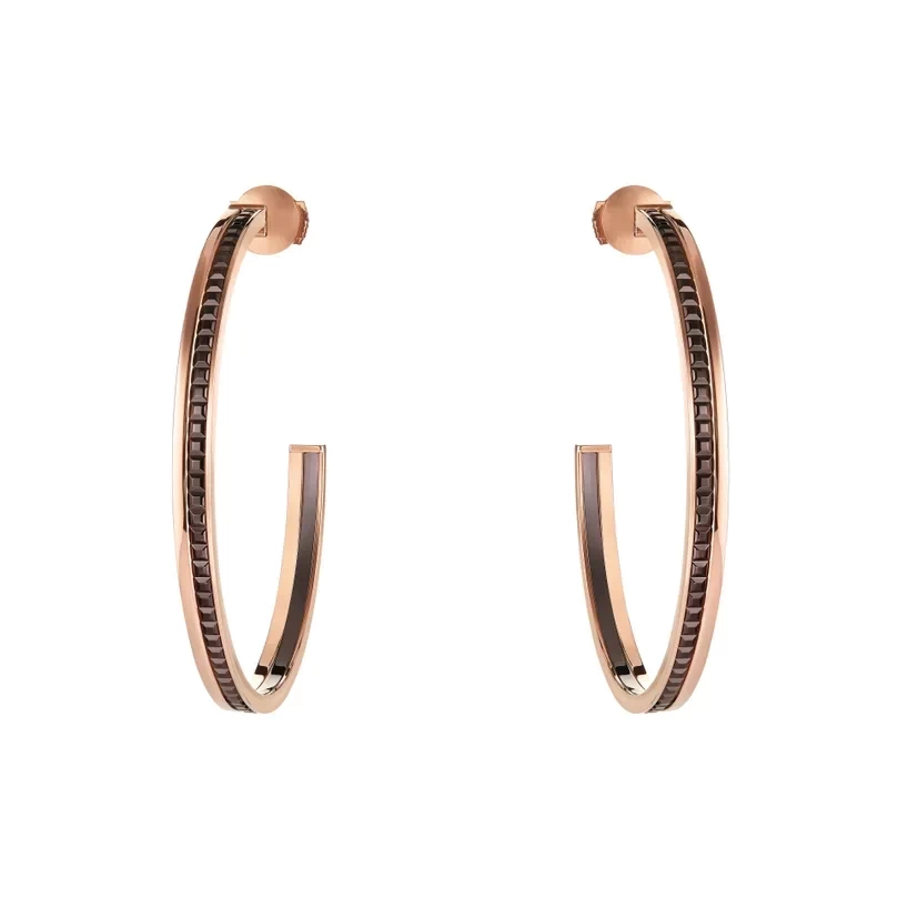 BOUCHERON QUATRE CLASSIQUE キャトル クラシック フープ イヤリング ラージ