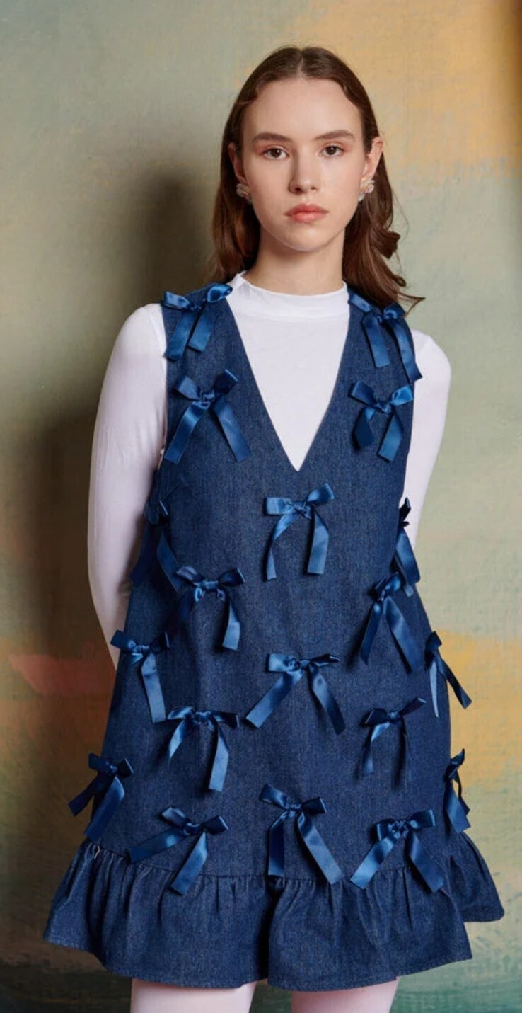 sister jane Lyrical Bow Mini Dress