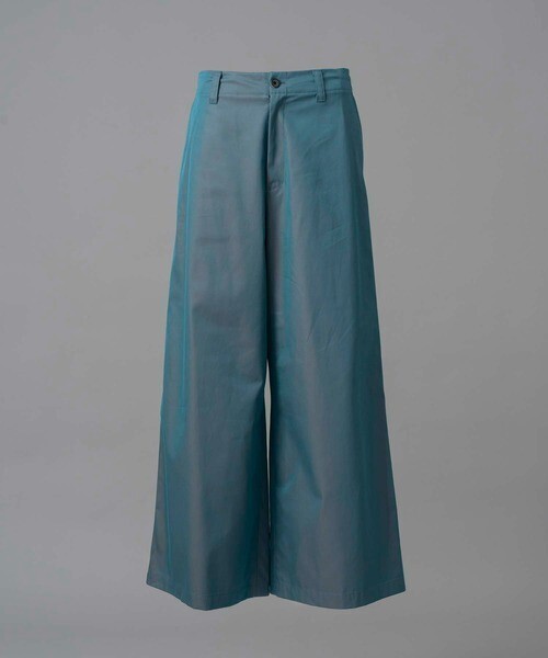 MAISON SPECIAL 《UNISEX》120/2/2 Suvin Cotton Gabardine Buggy Wide Pants