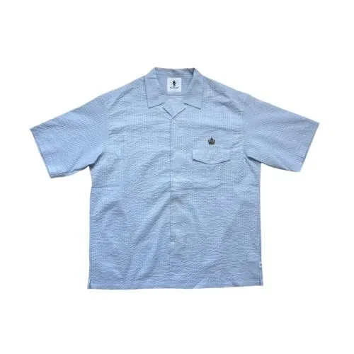 8G SHOOT 8G DOTAIR COOLMAX SUCKER OPEN COLLAR SHIRT