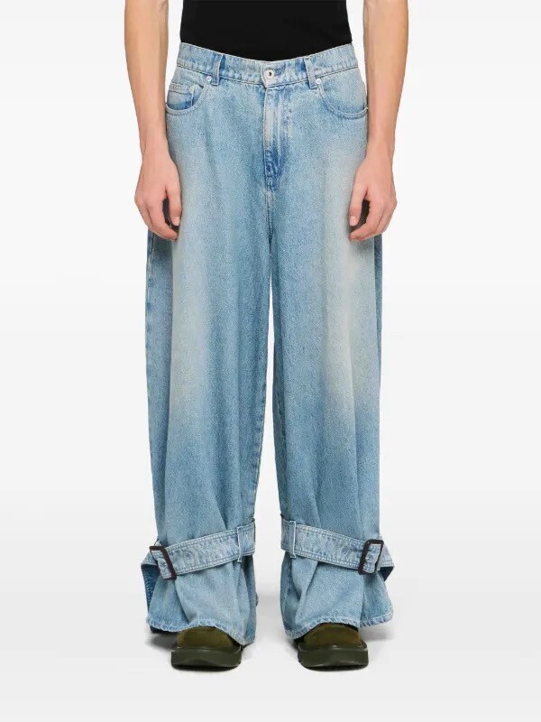 JW Anderson buckled cuff jeans