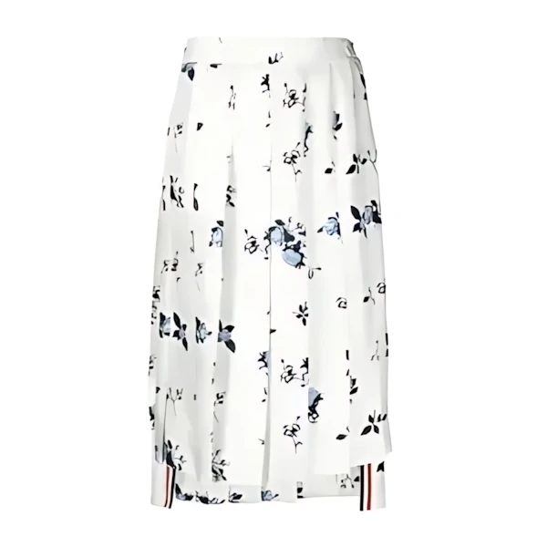 THOM BROWNE フローラル シルクスカート