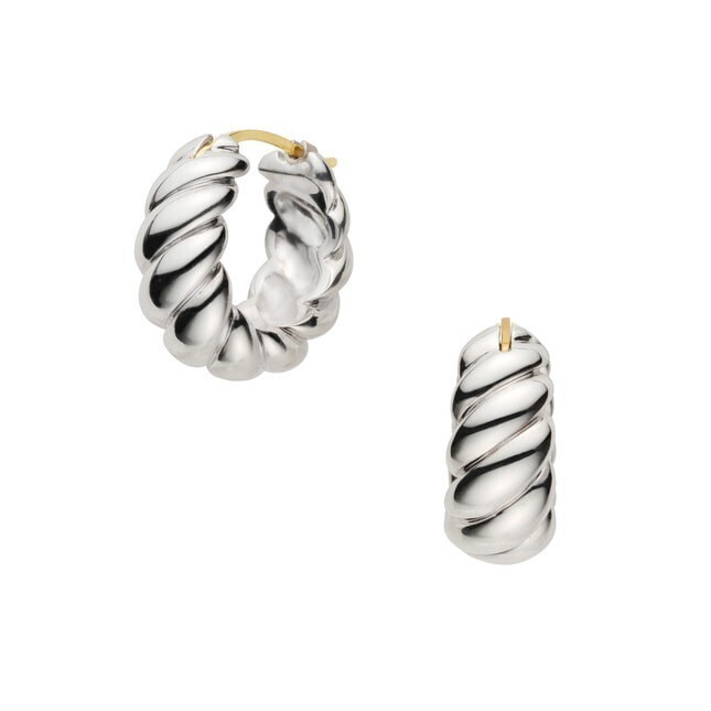 L.A.H. Vendome Aoyama ブレイド・フープピアス K18ポスト