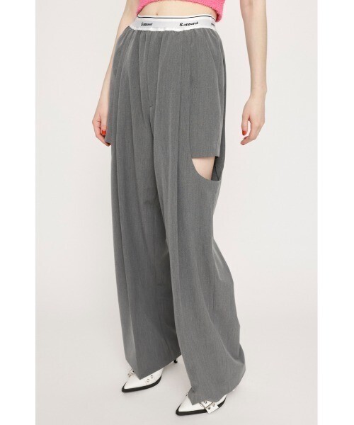 SLY SIDE HOLE RELAX TROUSERS サイド ホール リラックス トラウザー