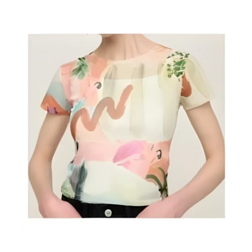 SLY SOUTH GARDEN SHEER MINI T/SH