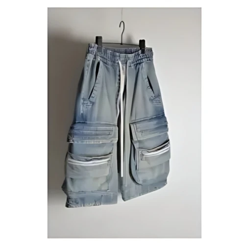 A.F ARTEFACT Vintage Denim Military Shorts