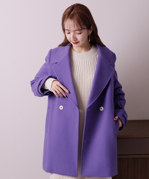LADYMADE ウールビーバーチェスターコート