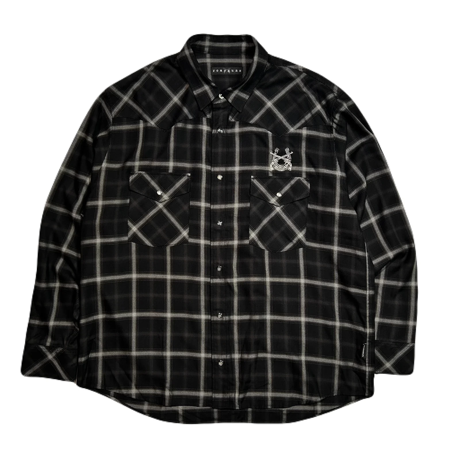 roarguns OMBRE CHECK SHIRT HORSESHOE
