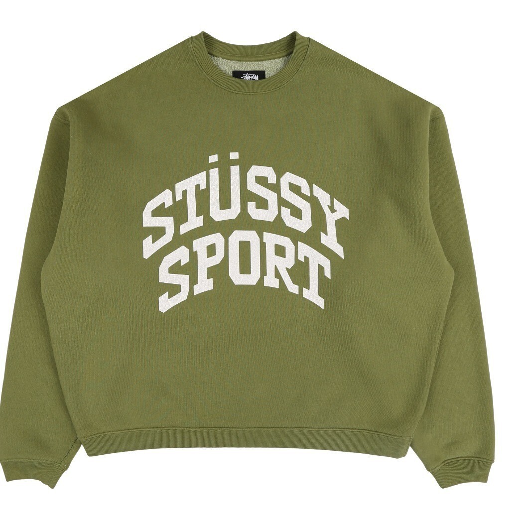 STUSSY BIG CRACKLE SPORT CREW