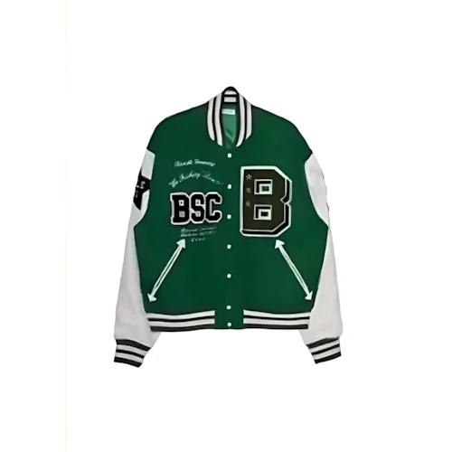 BASICKS Vintage Style Varsity Jacket