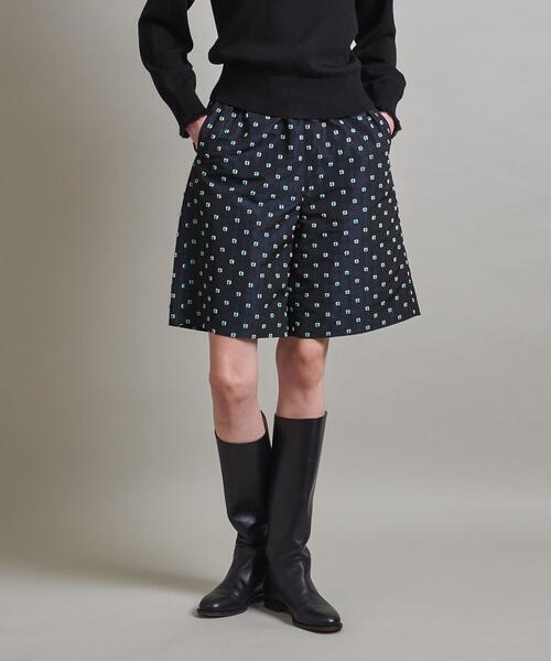 LOEFF インベーダー ジャカード タフタ ショートパンツ