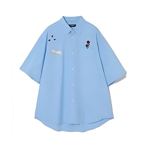UNDERCOVER Cotton Broad Shirt "Light Blue"
