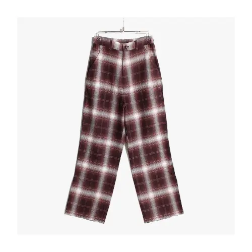 SEVEN BY SEVEN ASY TROUSERS Modal boucle check