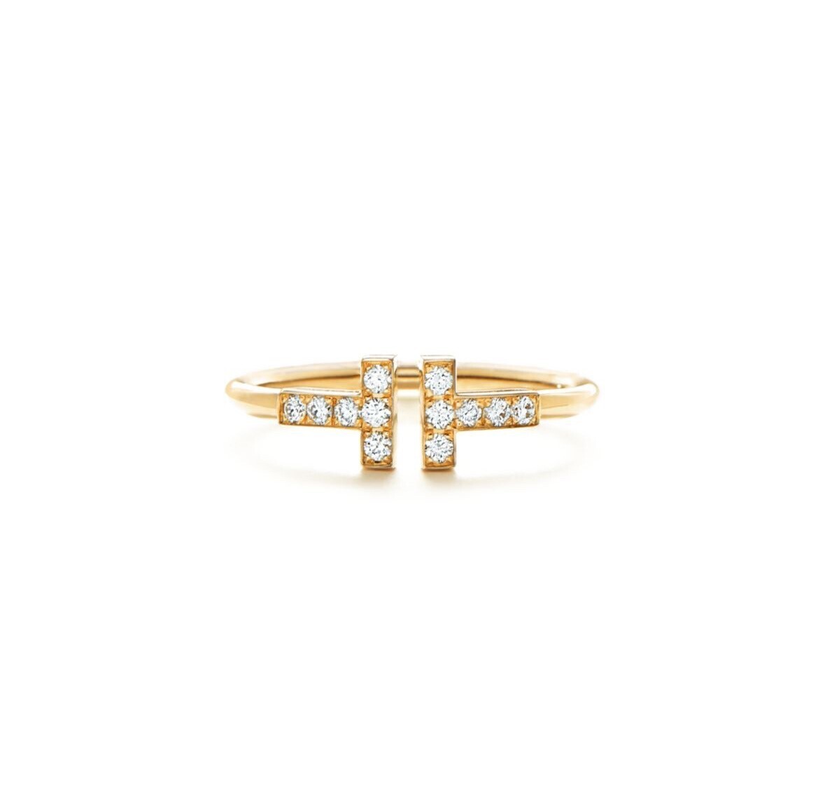 Tiffany & Co. ティファニー Tダイヤモンド ワイヤー リング