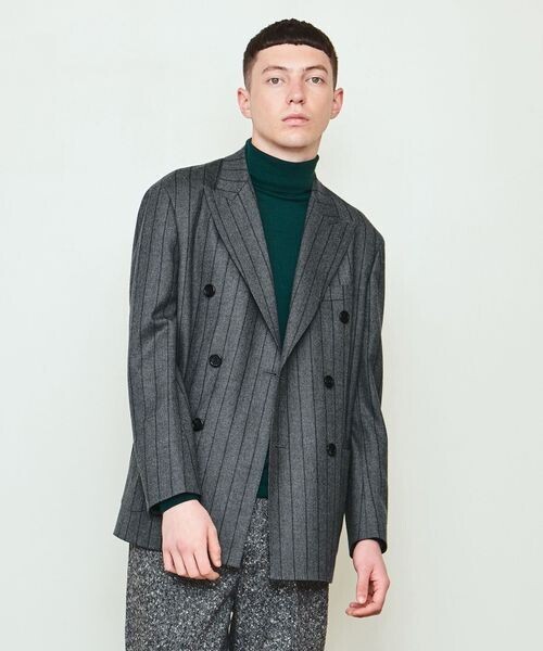 UNITED ARROWS & SONS FLN/STRIPE 6BDB JACKET/テーラードジャケット