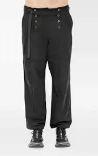 THE VIRIDI-ANNE Sailor-style Panelled Trousers