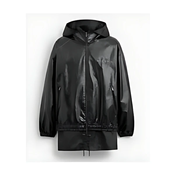 COACH × Matin Kim レイヤード コーティング フーディー ジャンパー