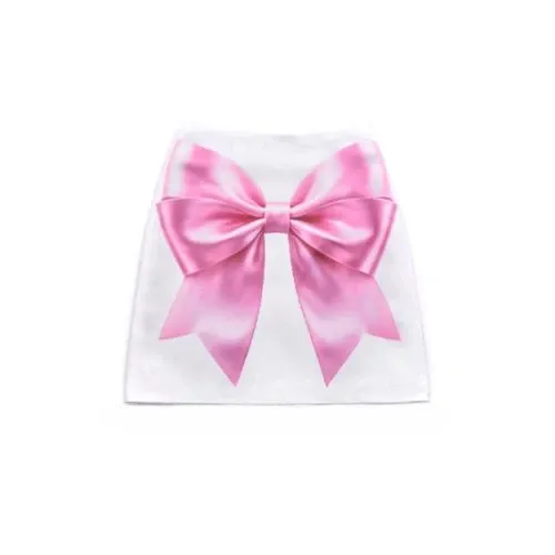 SELES HOUSE Candy Pink Ribbon Skirt