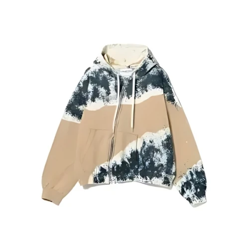 NOMARHYTHM TEXTILE Hand Dye Twist Parka