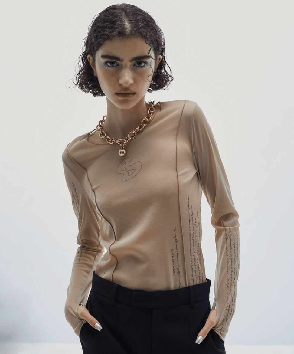 STUDIOUS Tattoo Skin Top