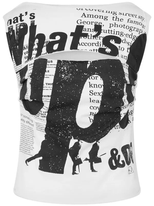 Moschino text-print top