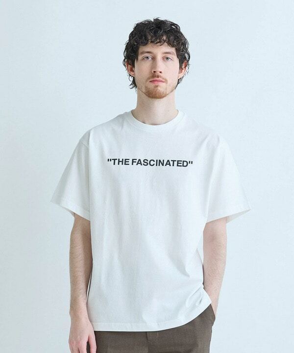 MEN’S BIGI 【THE FASCINATED/ザ ファシネイテッド】コラボ サボテンモノクログラフィックTシャツ