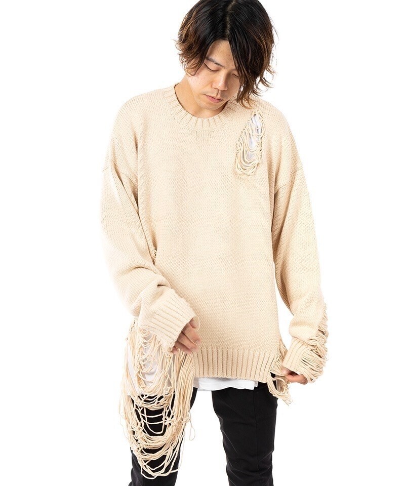 DISCOVERED DAMAGE KNIT