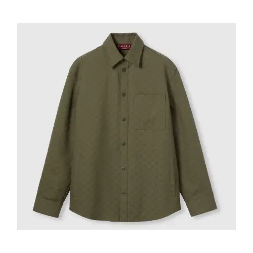GUCCI GGキャンバス シャツ