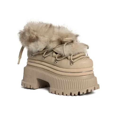 YELLO SNUG PLATFORM SHORT BOOTS