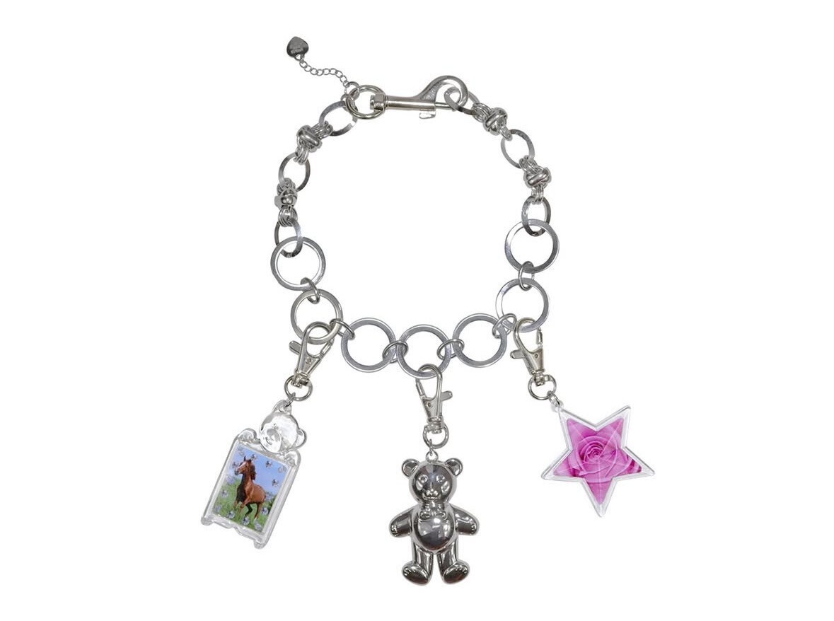 HURJABOY Teddy bear frame necklace