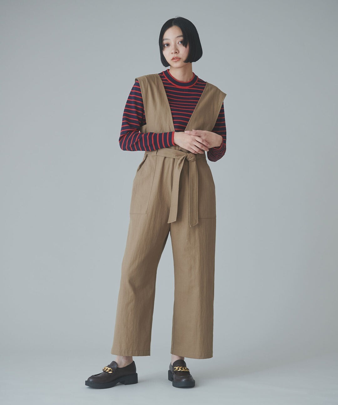 MYLANKA マニッシュサロペット