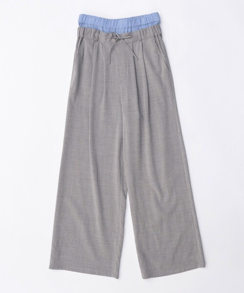 MAISON SPECIAL Easy Double Waist Pants