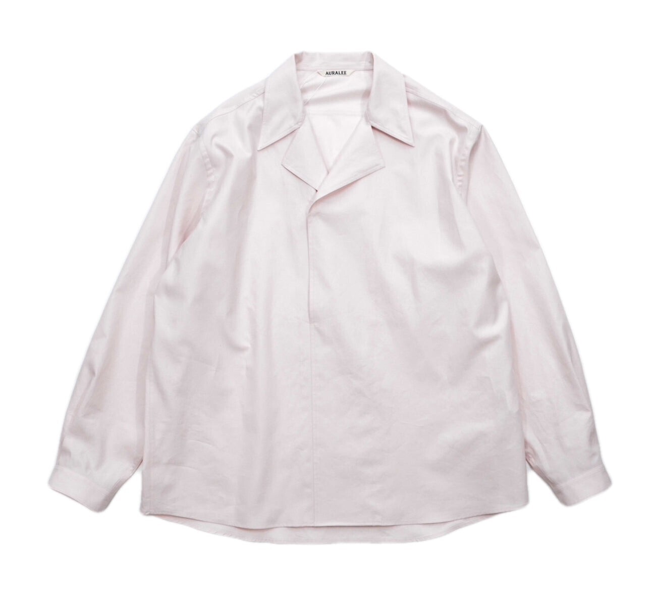 AURALEE WASHED FINX TWILL P/O SHIRTS