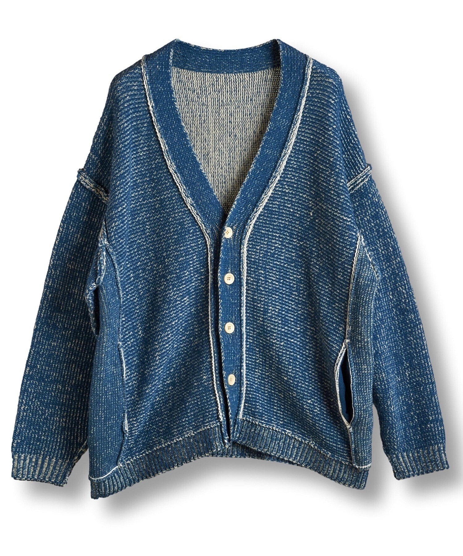 NO ID. Reversible Knit Cardigan / リバーシブル ニット カーディガン