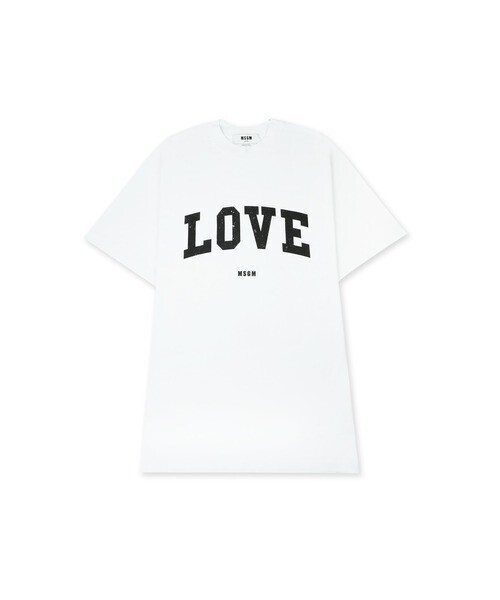 MSGM MSGM LOVE カレッジロゴTシャツ