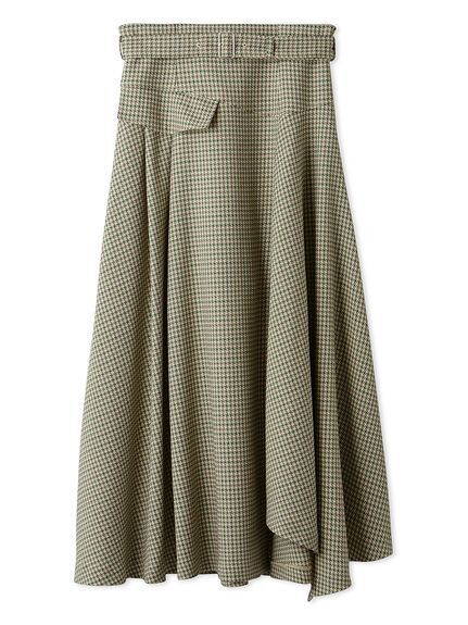 Lily Brown アシメドレープスカショーパン