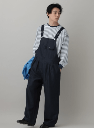 RAGEBLUE TR Denim Like OverAll/デニムライクオーバーオール
