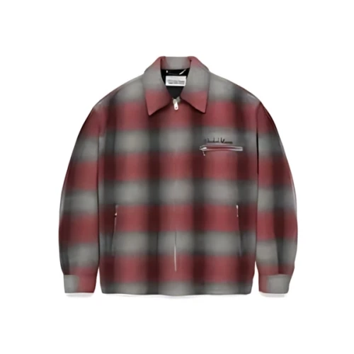 WACKO MARIA WOOL CHECK 50'S JACKET