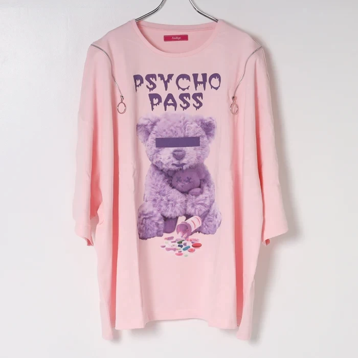 Amilige Psycho Bear Zip BIG Tシャツ