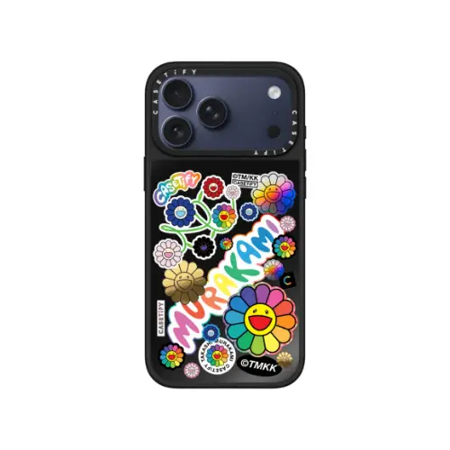 CASETiFY フラワーステッカーマニア スマホケース