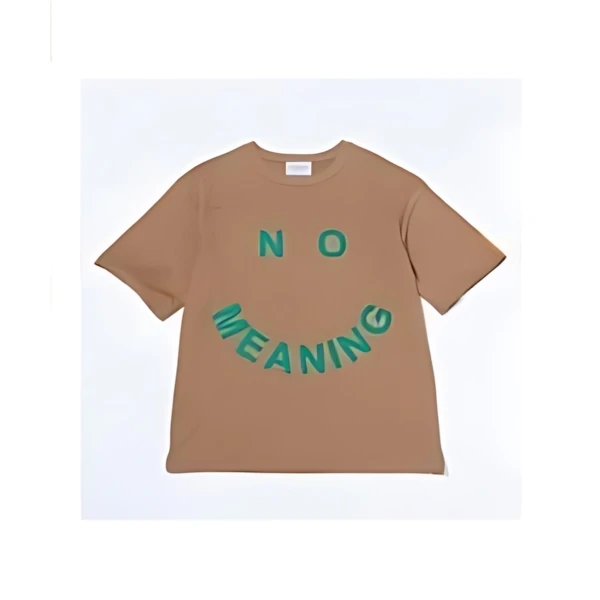 blackweirdos No Meaning Tee ( Beige )