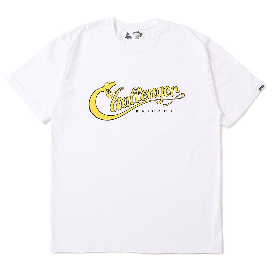 CHALLENGER SNAKING TEE - WHITE