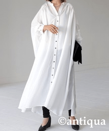 antiqua BIGシャツワンピース ワンピース レディース ロング・ps-00421