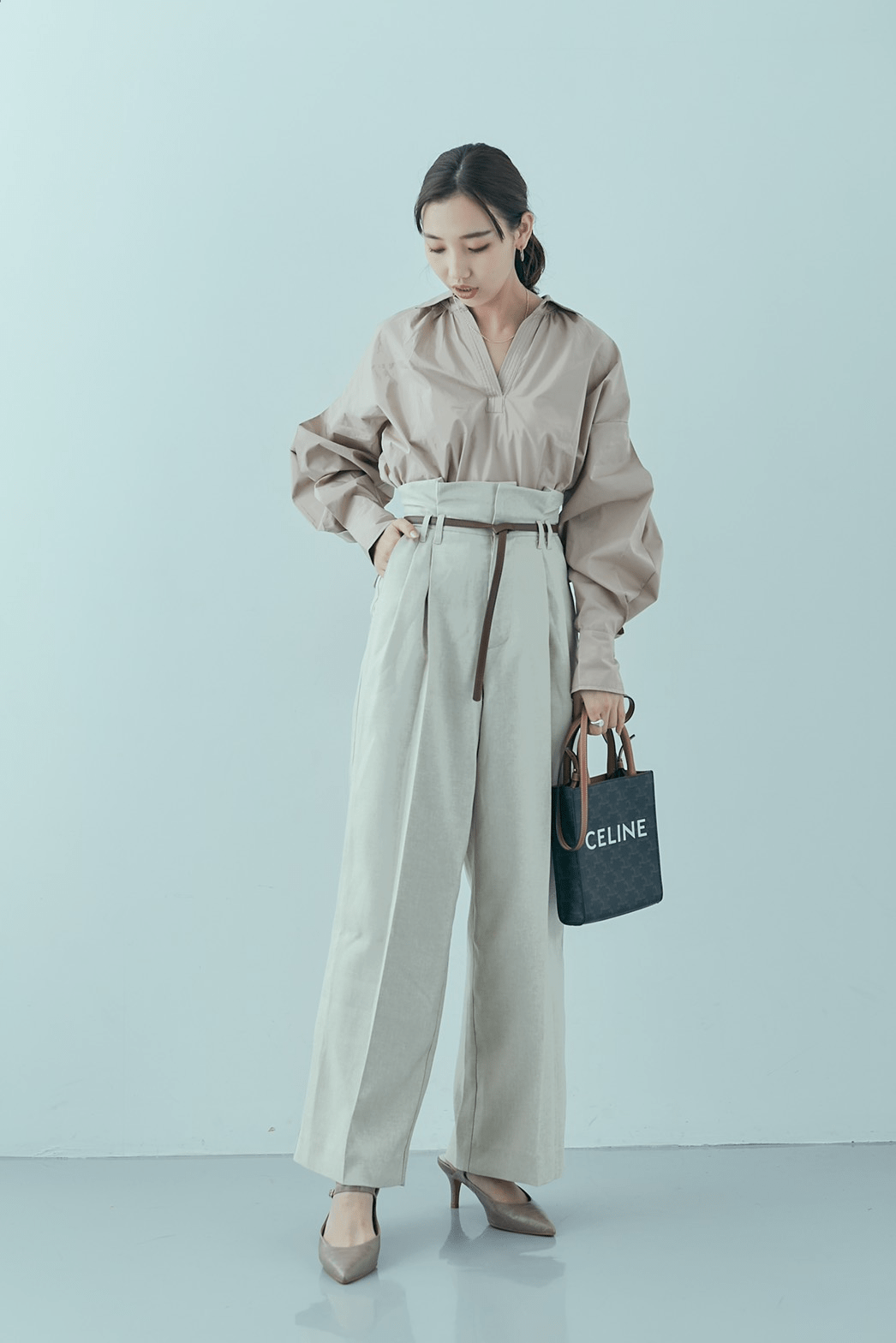 mite SAORI TANABE コラボ Wide Pants