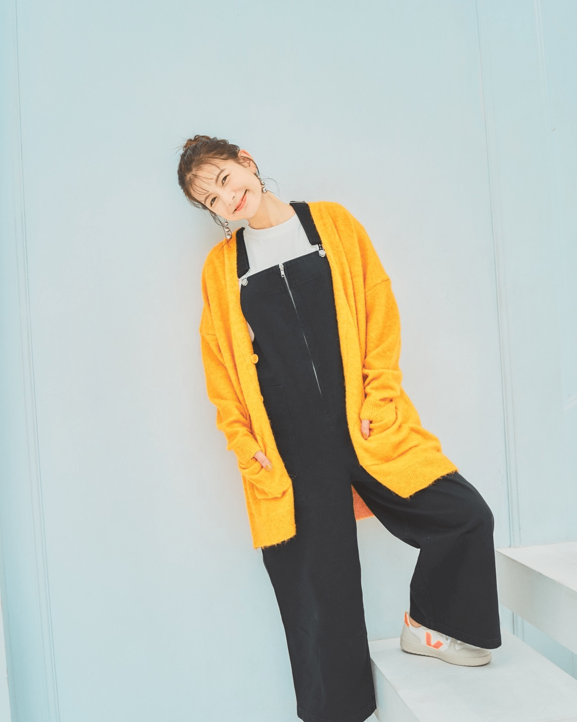 mite wide pants salopette