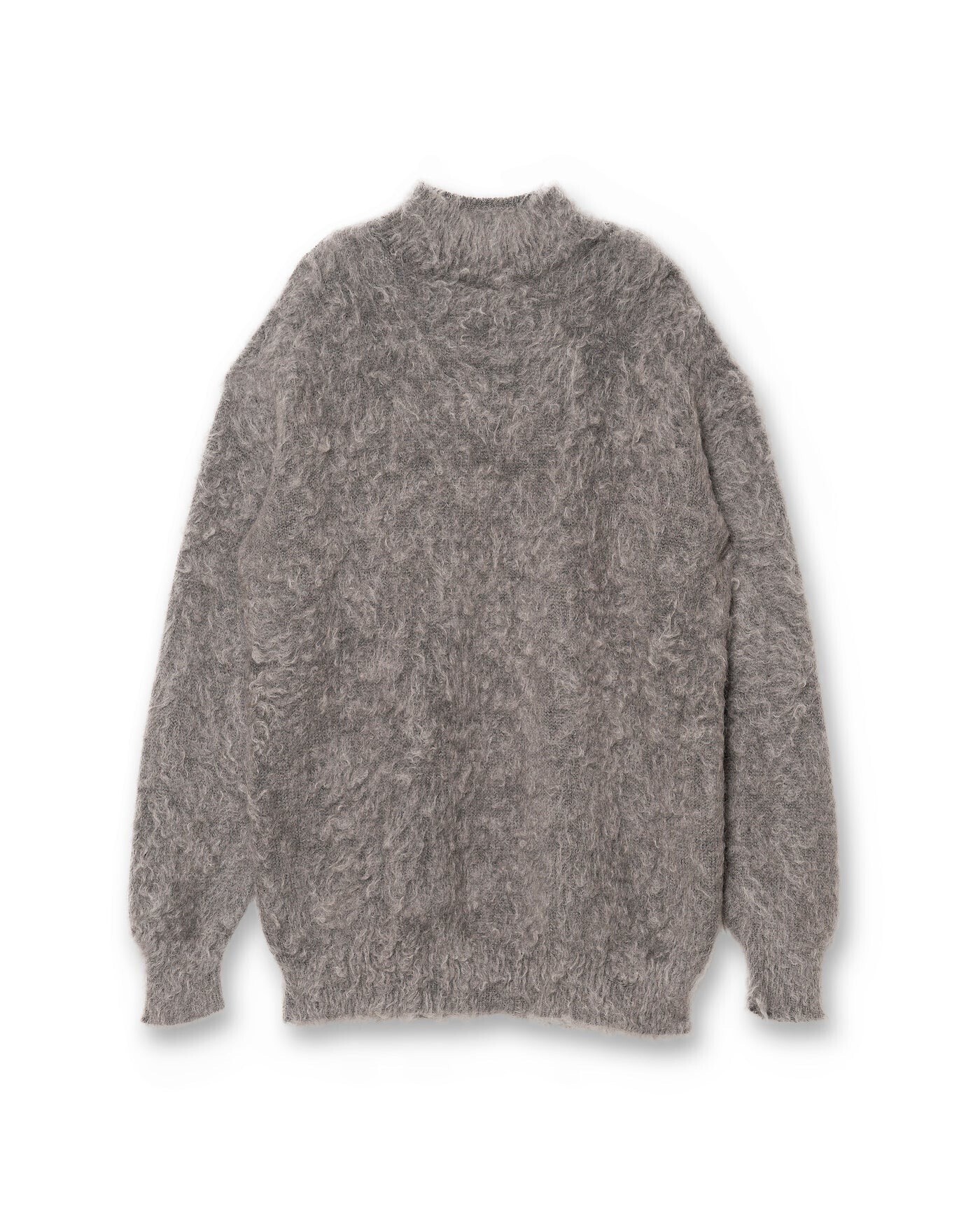 TAN BRUSHED SWEATER  [SMOKE GRAY]